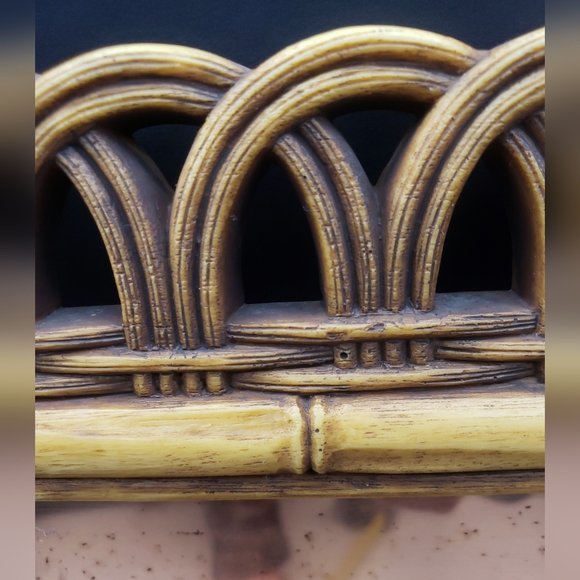 Vintage Dart Coppercraft Cornucopia Fruit Basket Wall Hanging Unique MCM Decor - Picture 11 of 16